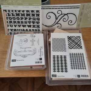 Stampin Up Assorted Stamping Kits and Page Decor